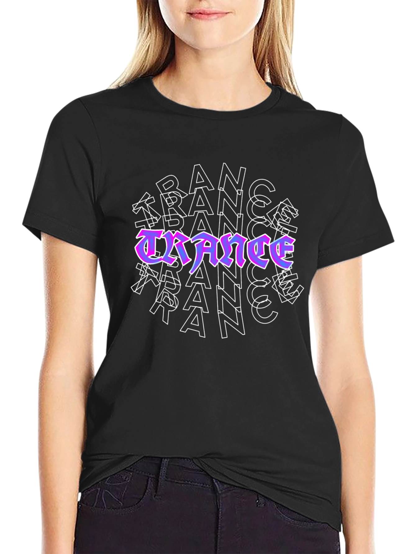 Trance Music Rave Style Graphic Tee