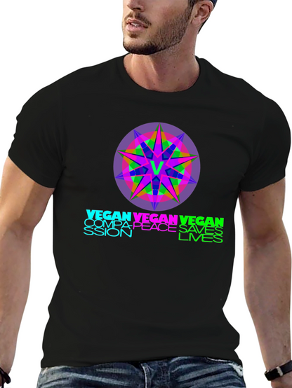 Vegan Compassion Saves Lives Graphic Tee