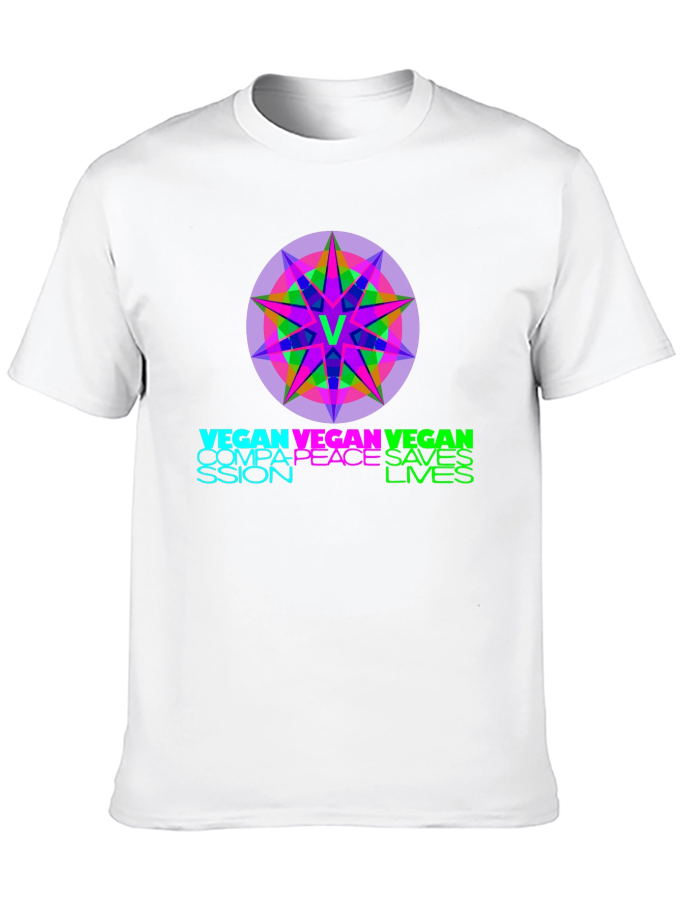 Vegan Compassion Saves Lives Graphic Tee