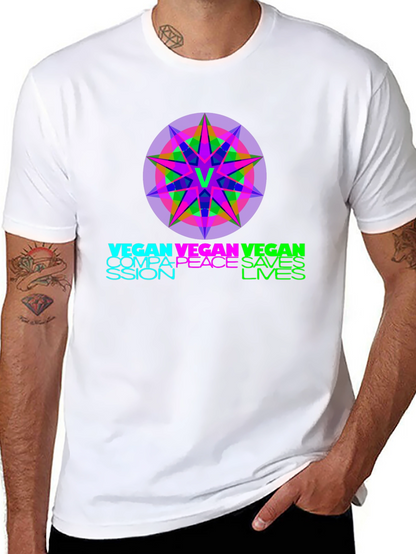 Vegan Compassion Saves Lives Graphic Tee