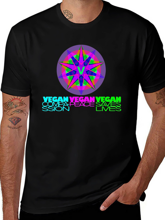Vegan Compassion Saves Lives Graphic Tee