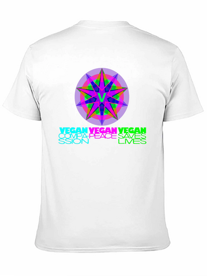 Vegan Compassion Saves Lives Graphic Tee