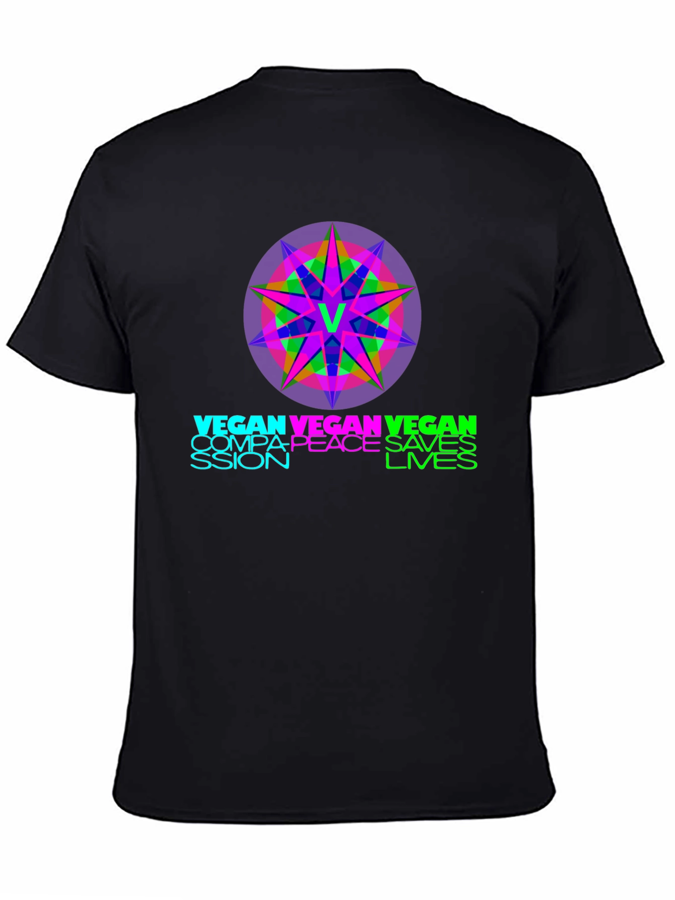 Vegan Compassion Saves Lives Graphic Tee