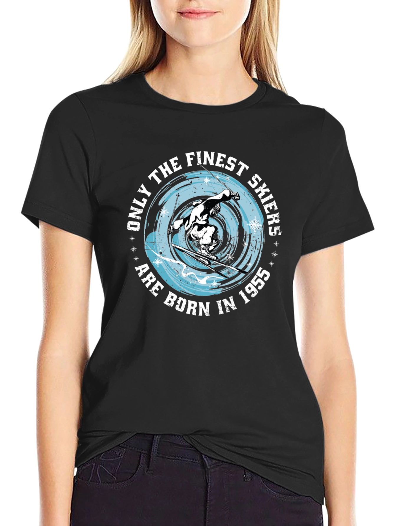 Finest Skiers Born in 1955 T-Shirt