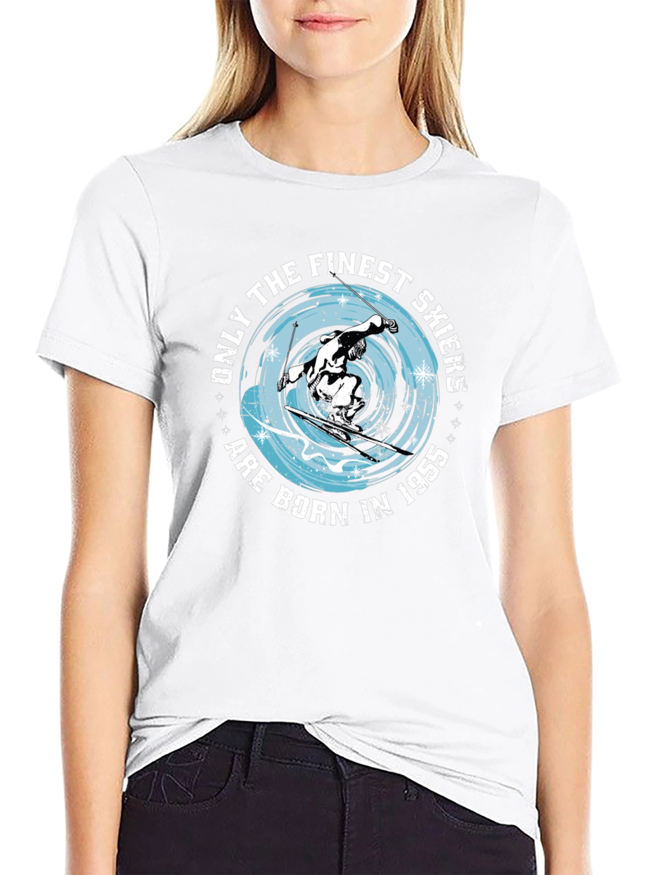Finest Skiers Born in 1955 T-Shirt