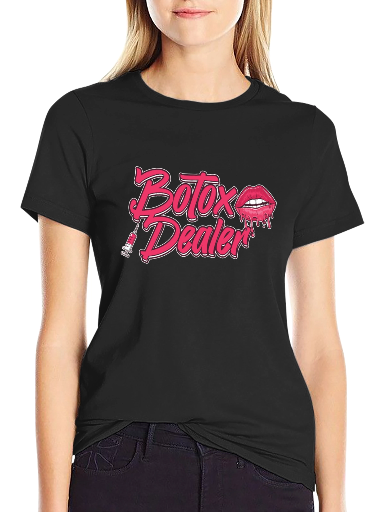 Botox Dealer Graphic T-Shirt - Black Tee