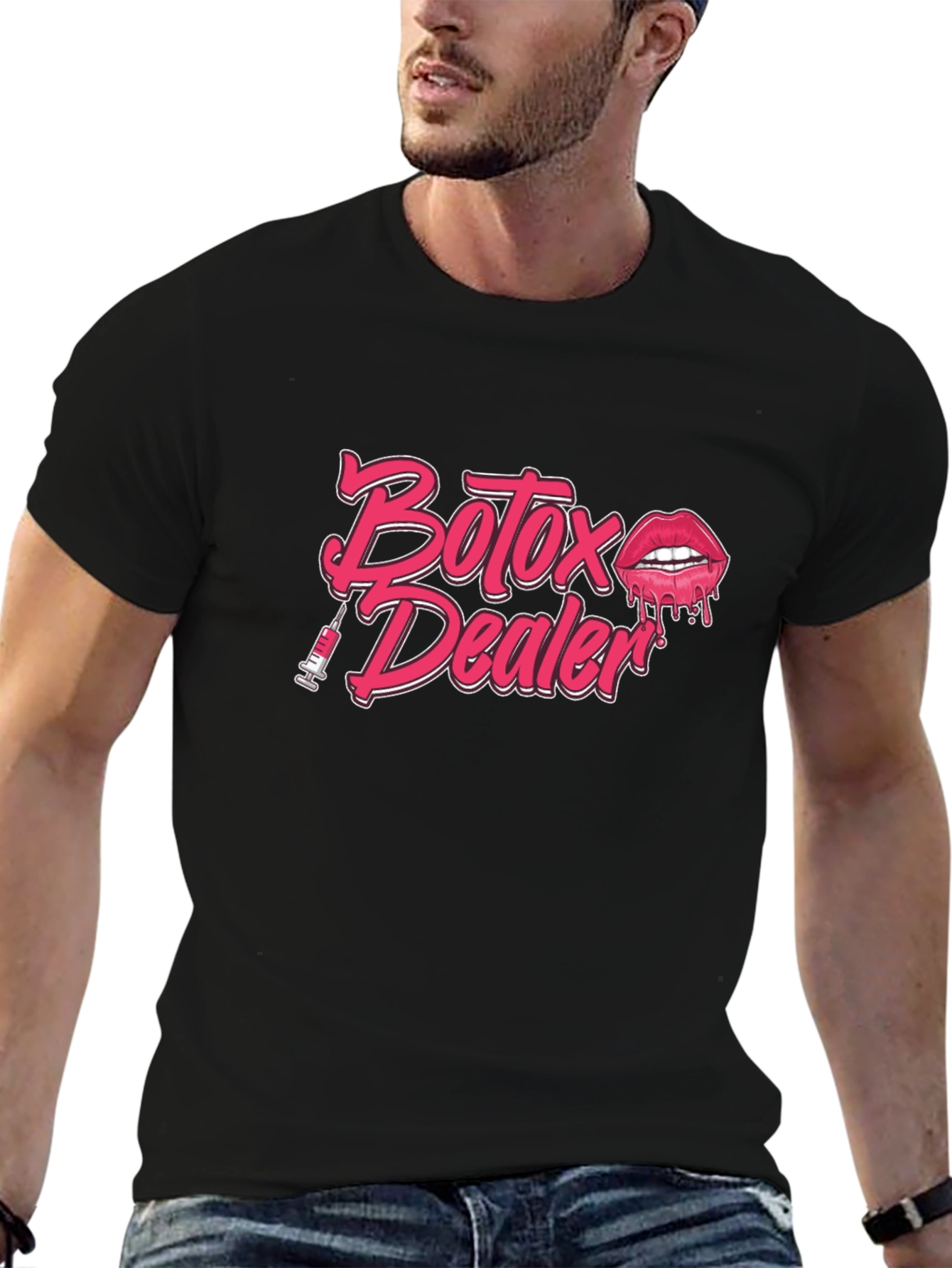 Botox Dealer Graphic T-Shirt - Black Tee