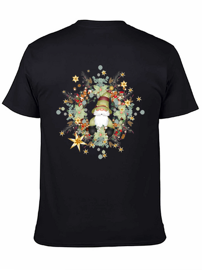 Gnome Christmas Wreath T-Shirt