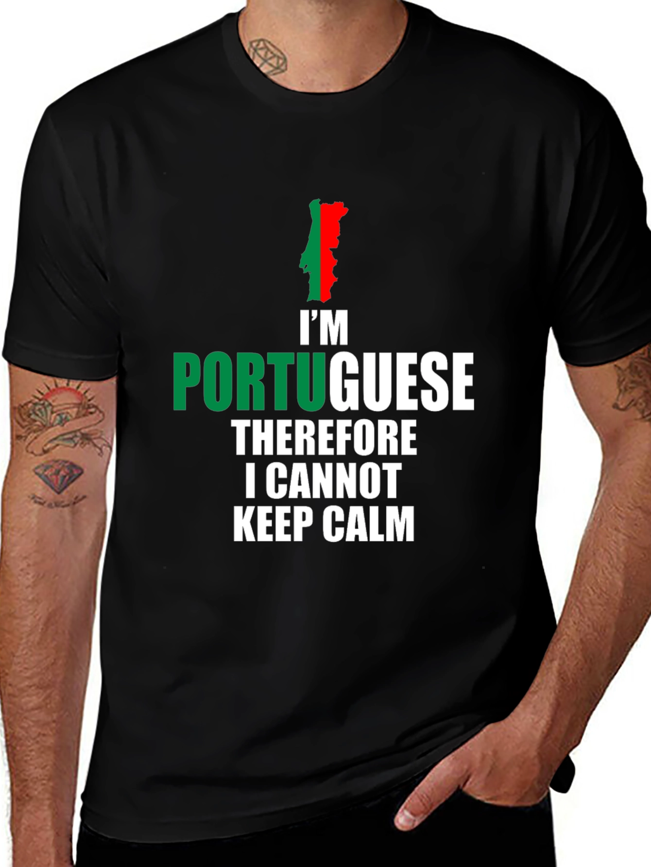 Im Portuguese T-Shirt - Keep Calm
