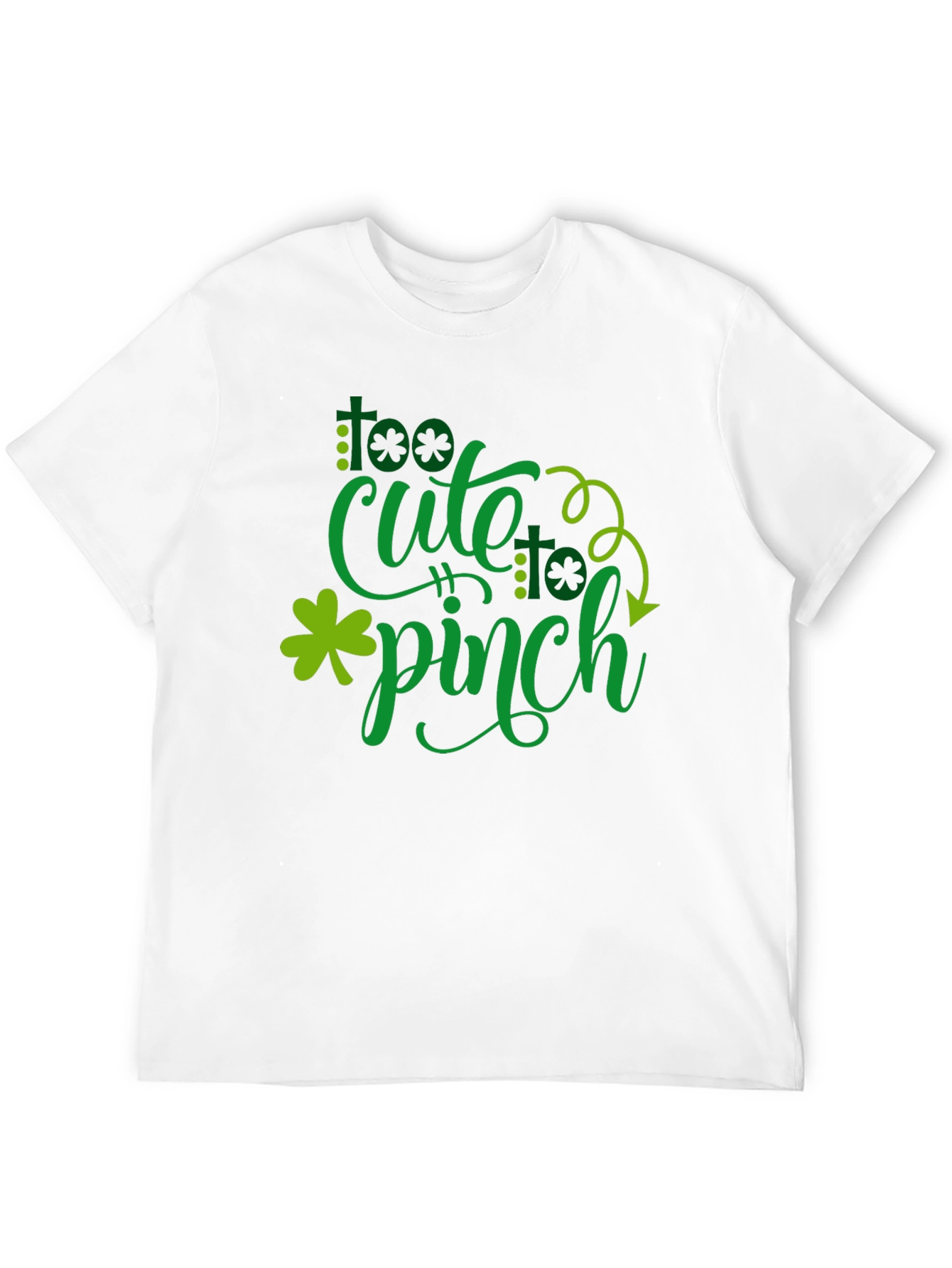 Too Cute to Pinch St. Patricks Day Graphic Tee