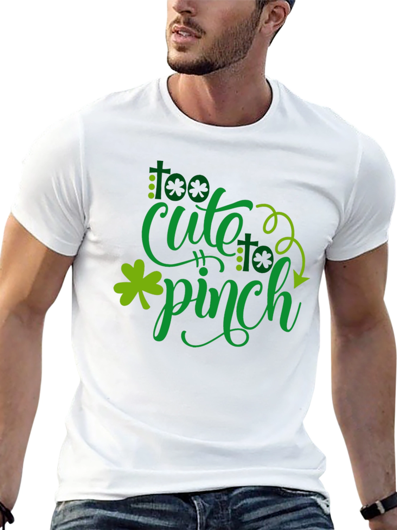 Too Cute to Pinch St. Patricks Day Graphic Tee