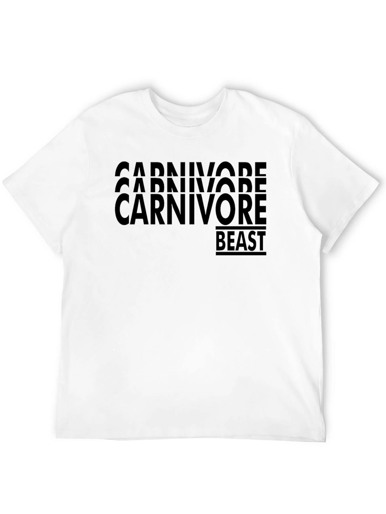 Carnivore Beast Black Graphic T-Shirt