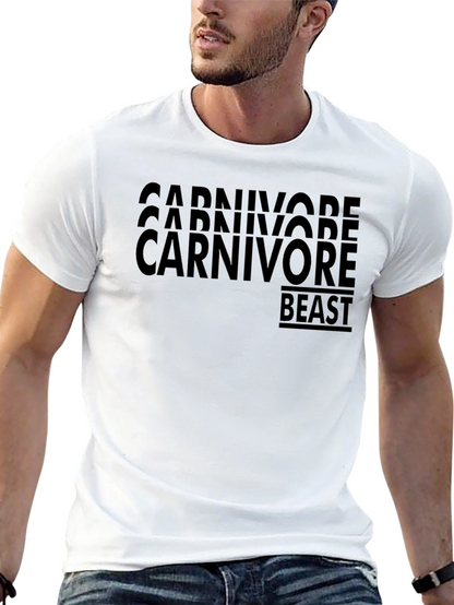 Carnivore Beast Black Graphic T-Shirt