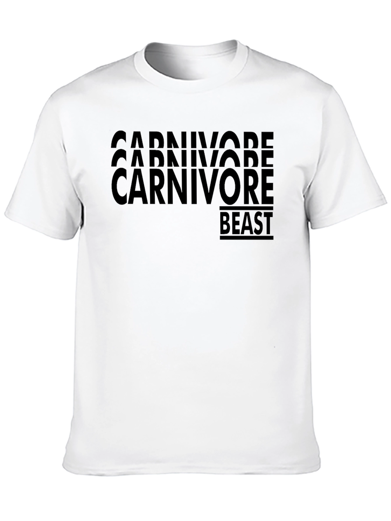 Carnivore Beast Black Graphic T-Shirt