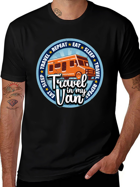 Travel in My Van Graphic Tee - Adventure Shirt