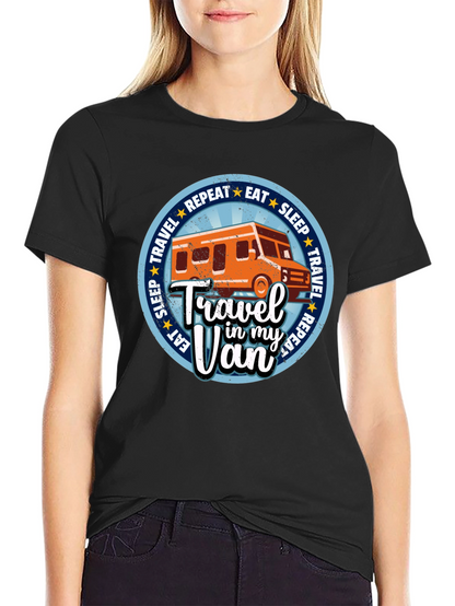 Travel in My Van Graphic Tee - Adventure Shirt
