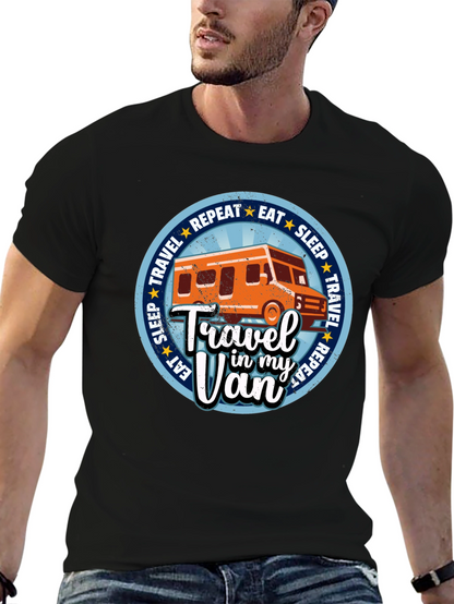 Travel in My Van Graphic Tee - Adventure Shirt