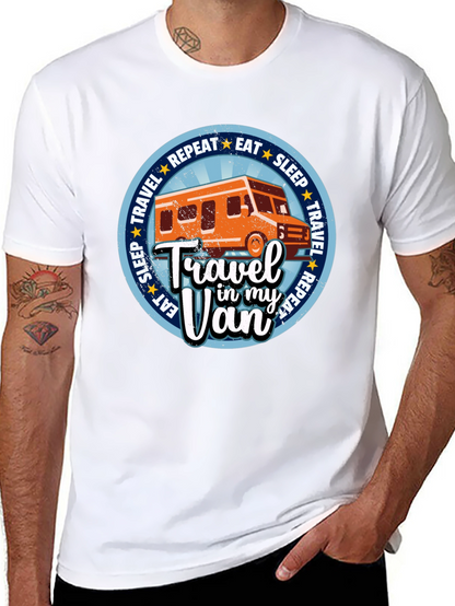 Travel in My Van Graphic Tee - Adventure Shirt