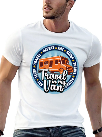 Travel in My Van Graphic Tee - Adventure Shirt