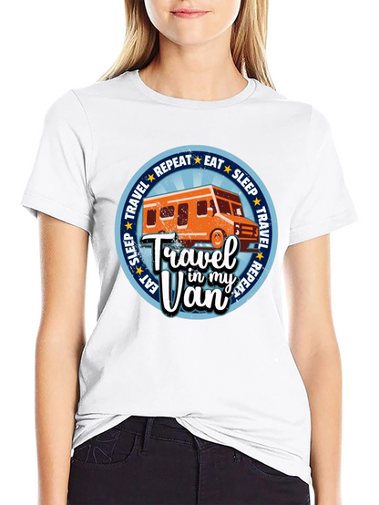 Travel in My Van Graphic Tee - Adventure Shirt
