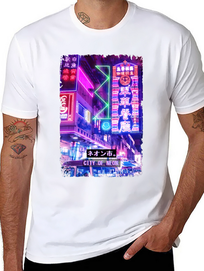 City of Neon T-Shirt - Urban Streetwear Tee