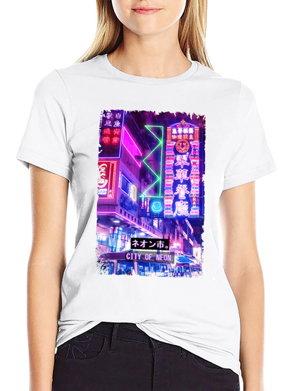 City of Neon T-Shirt - Urban Streetwear Tee