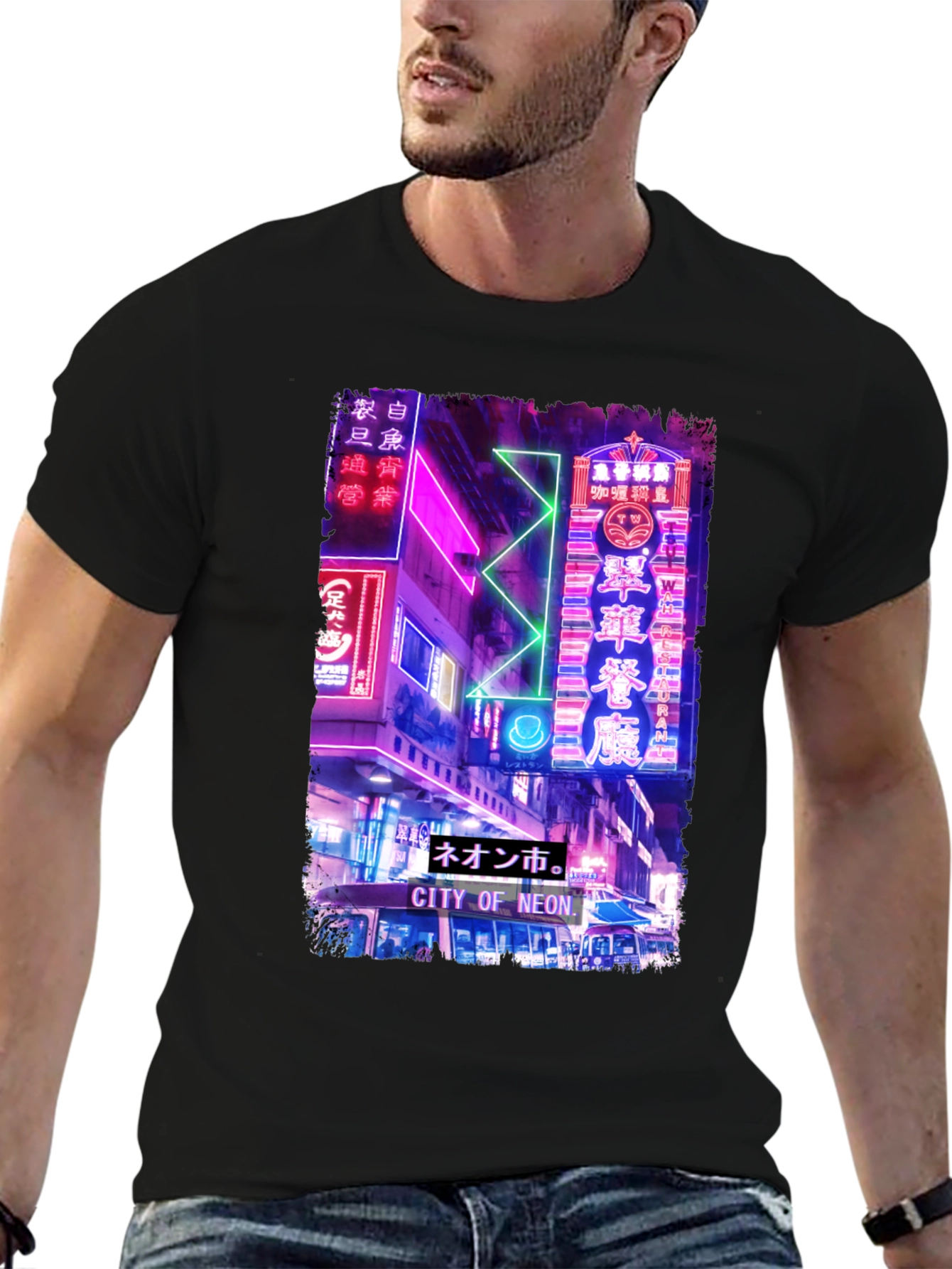 City of Neon T-Shirt - Urban Streetwear Tee