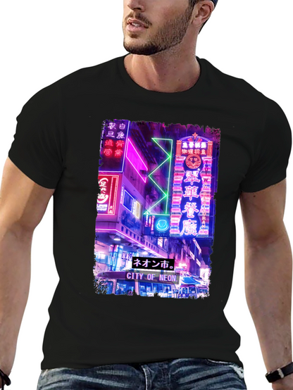 City of Neon T-Shirt - Urban Streetwear Tee