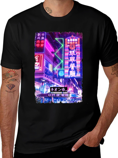 City of Neon T-Shirt - Urban Streetwear Tee