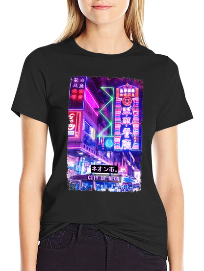 City of Neon T-Shirt - Urban Streetwear Tee