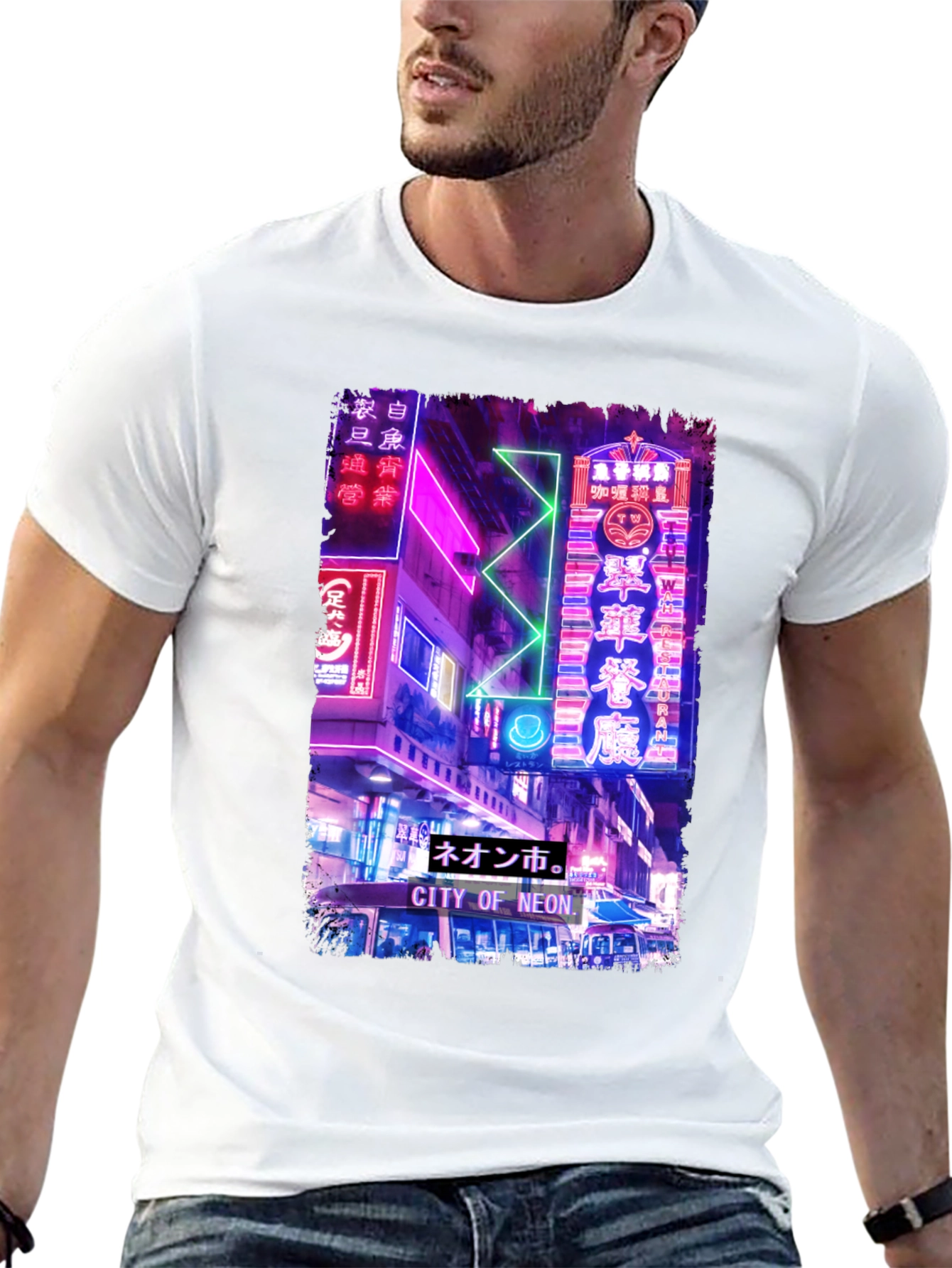 City of Neon T-Shirt - Urban Streetwear Tee