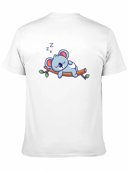 Cute Sleeping Koala T-Shirt - Soft Cotton Blend