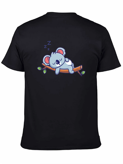 Cute Sleeping Koala T-Shirt - Soft Cotton Blend