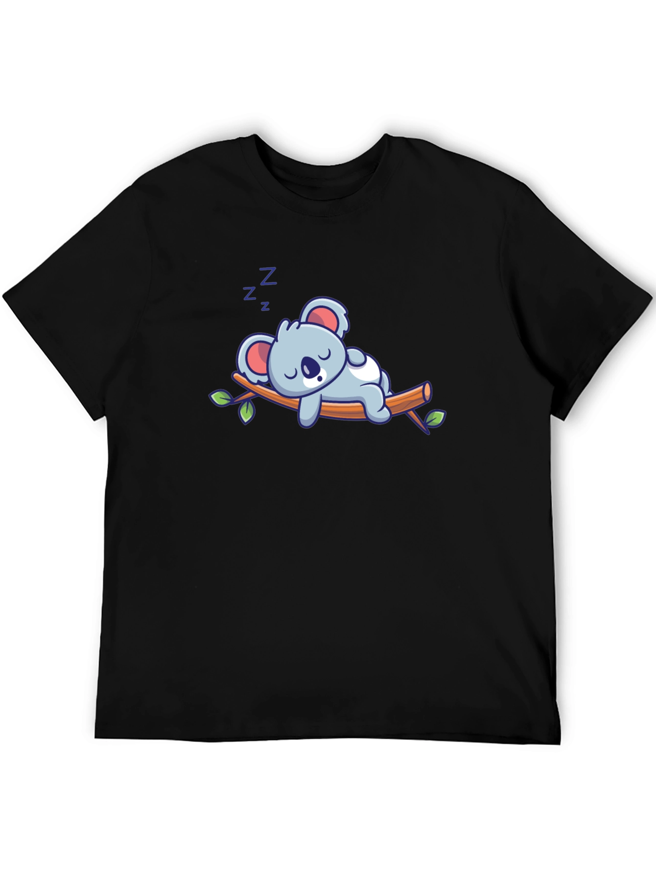 Cute Sleeping Koala T-Shirt - Soft Cotton Blend
