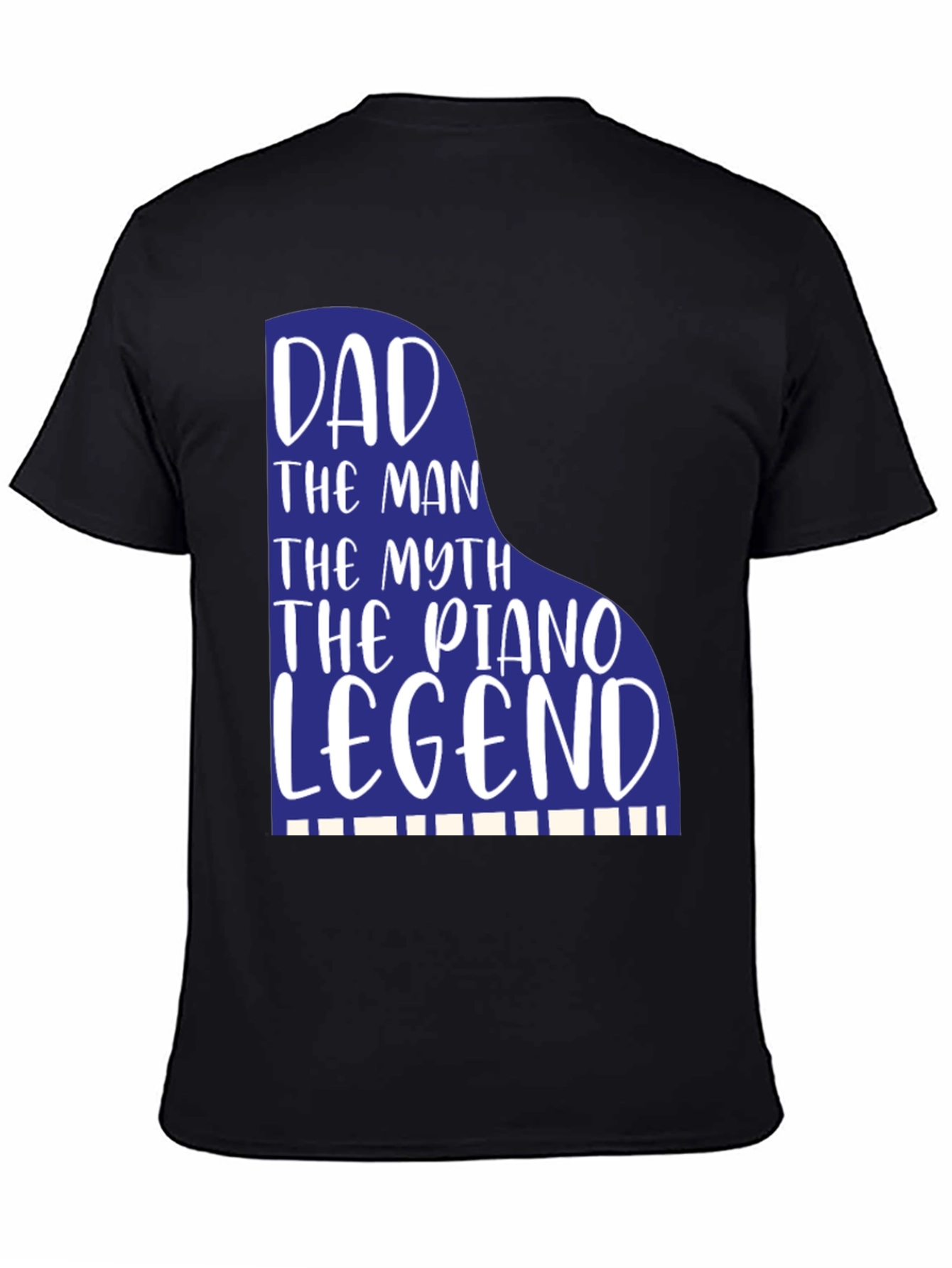 Dad Piano Legend Graphic Tee - Musician Father Gift
