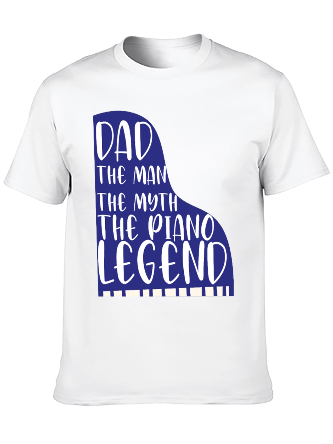 Dad Piano Legend Graphic Tee - Musician Father Gift