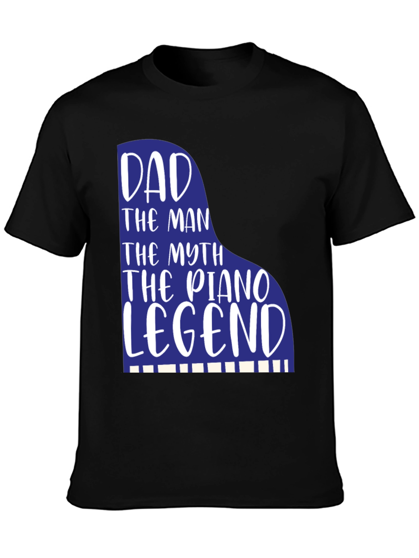 Dad Piano Legend Graphic Tee - Musician Father Gift