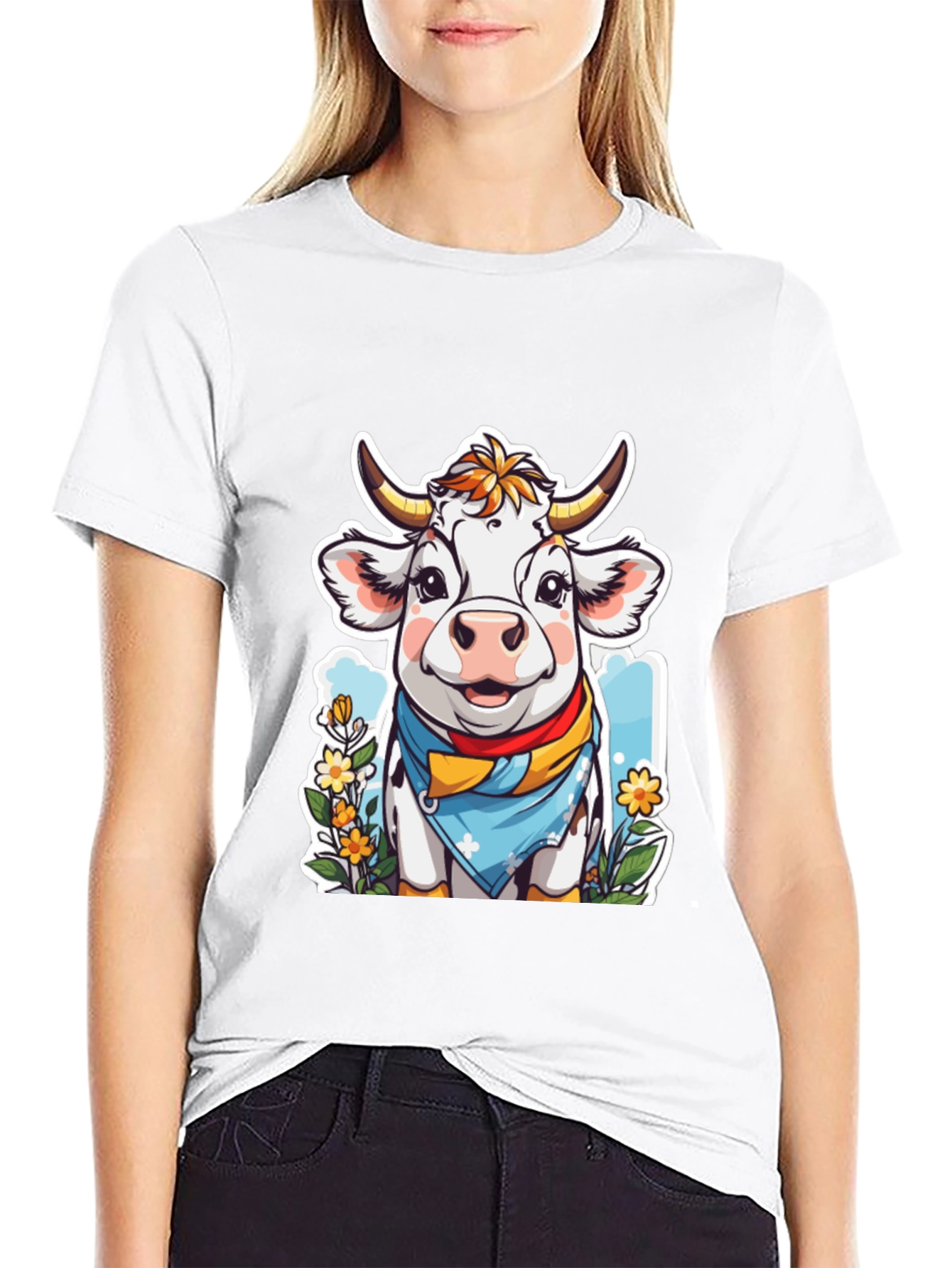 Cow Cartoon T-Shirt