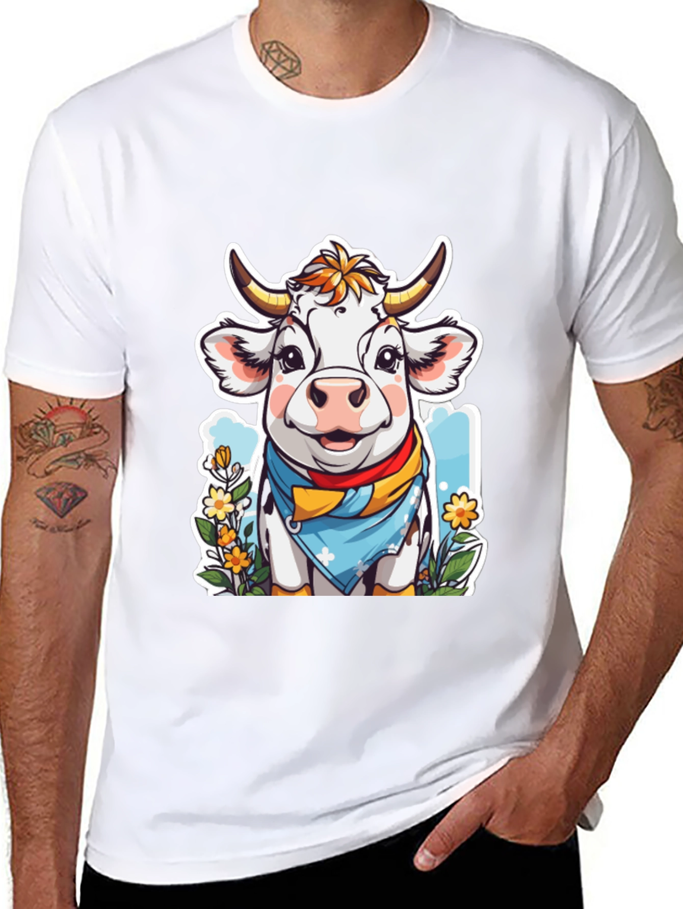 Cow Cartoon T-Shirt