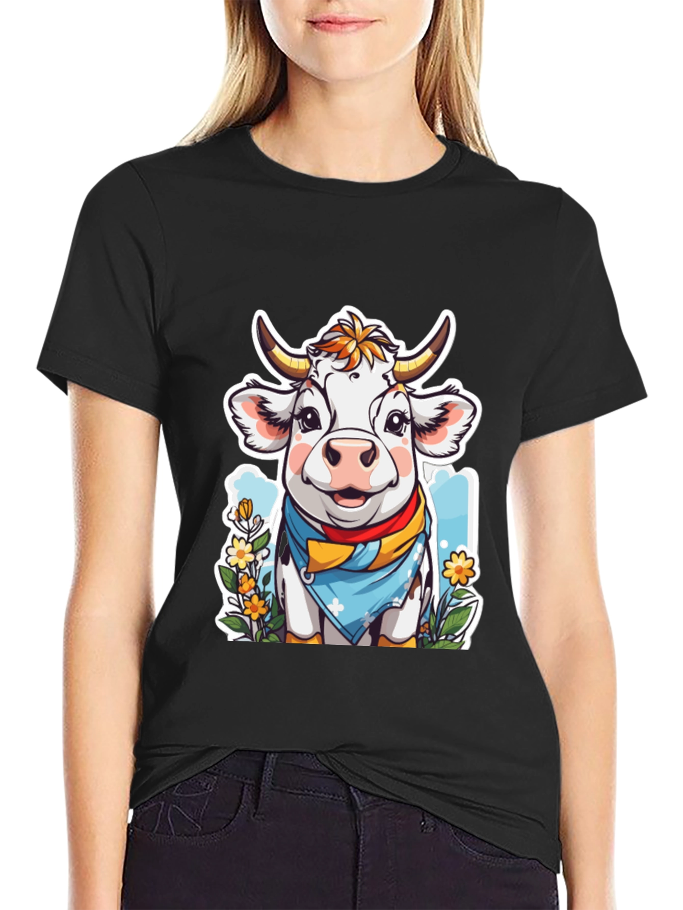 Cow Cartoon T-Shirt