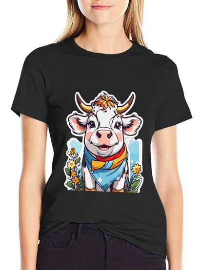 Cow Cartoon T-Shirt