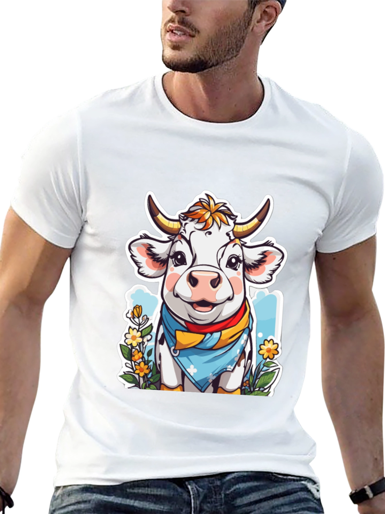 Cow Cartoon T-Shirt
