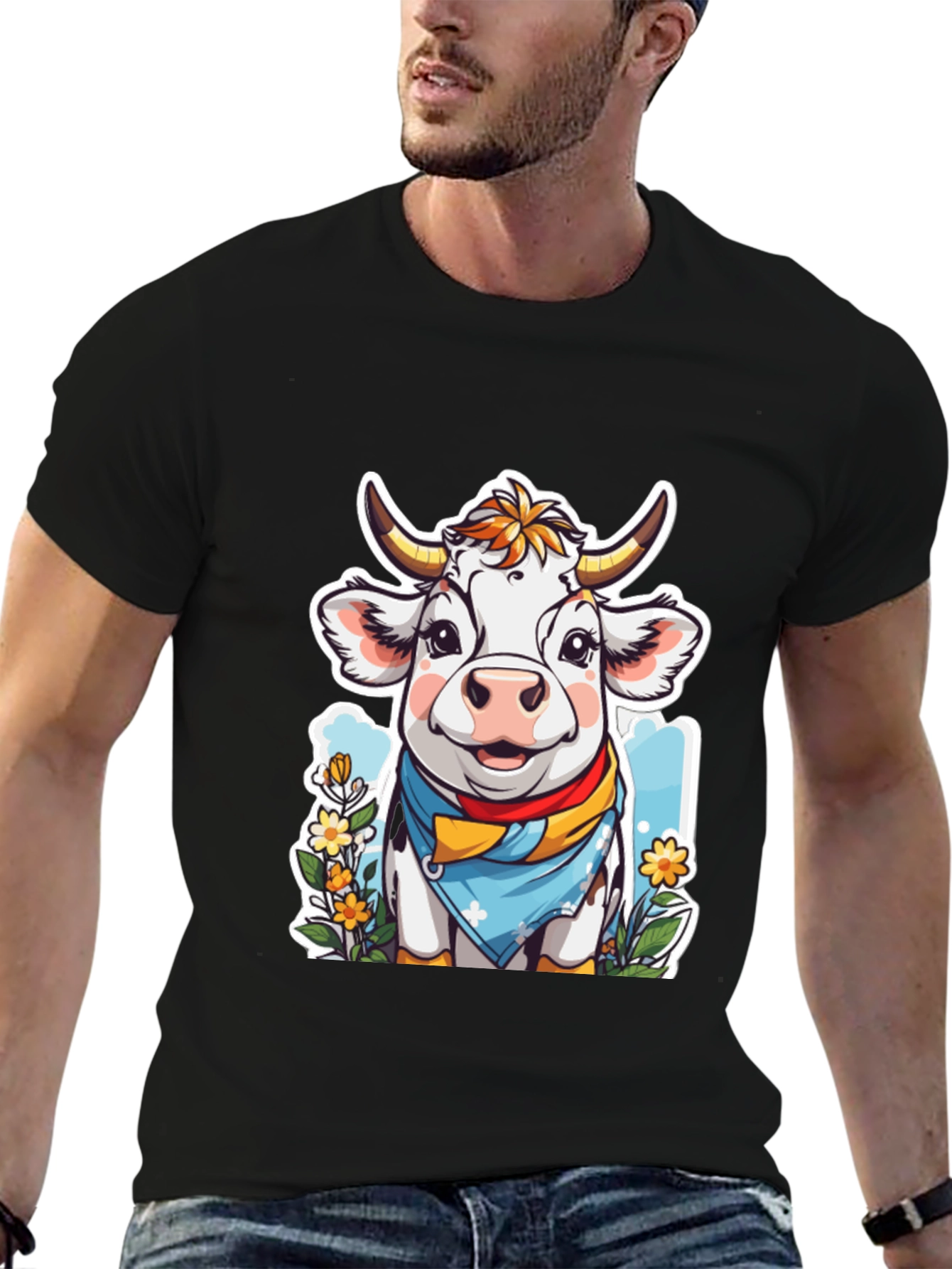 Cow Cartoon T-Shirt