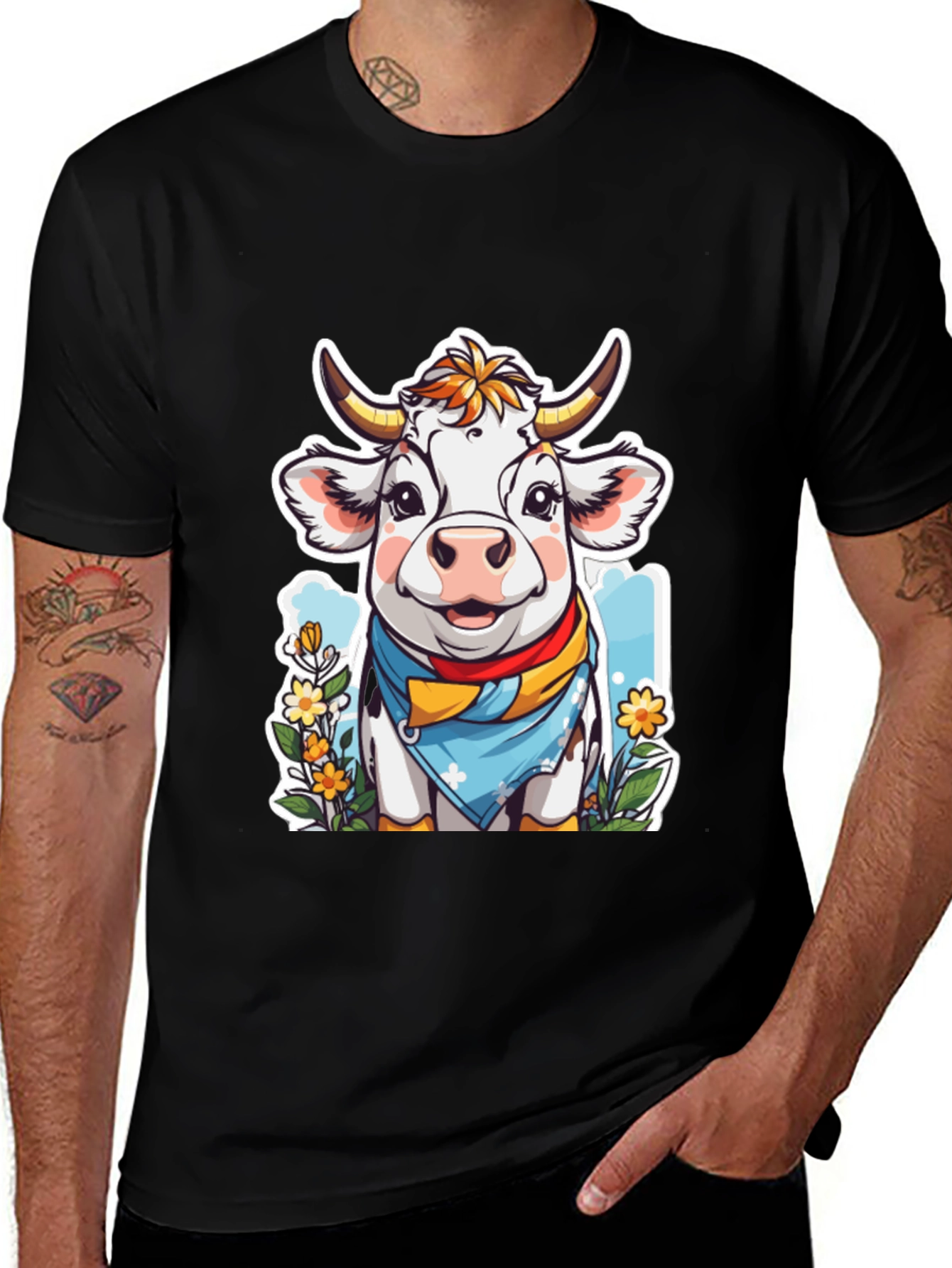 Cow Cartoon T-Shirt