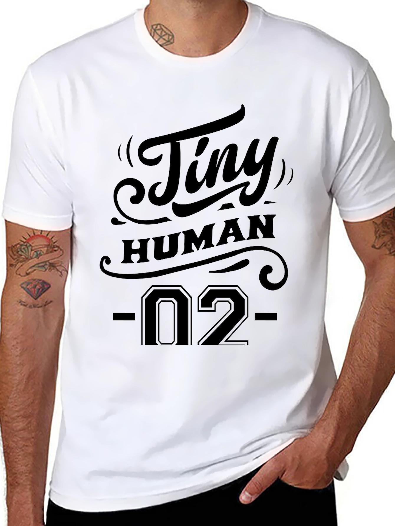 Tiny Human 02 - Mens Graphic Tee
