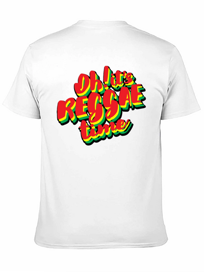 Oh! Its Reggae Time Black T-Shirt