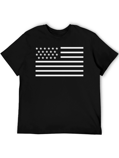 American Flag Stars and Stripes Graphic T-Shirt