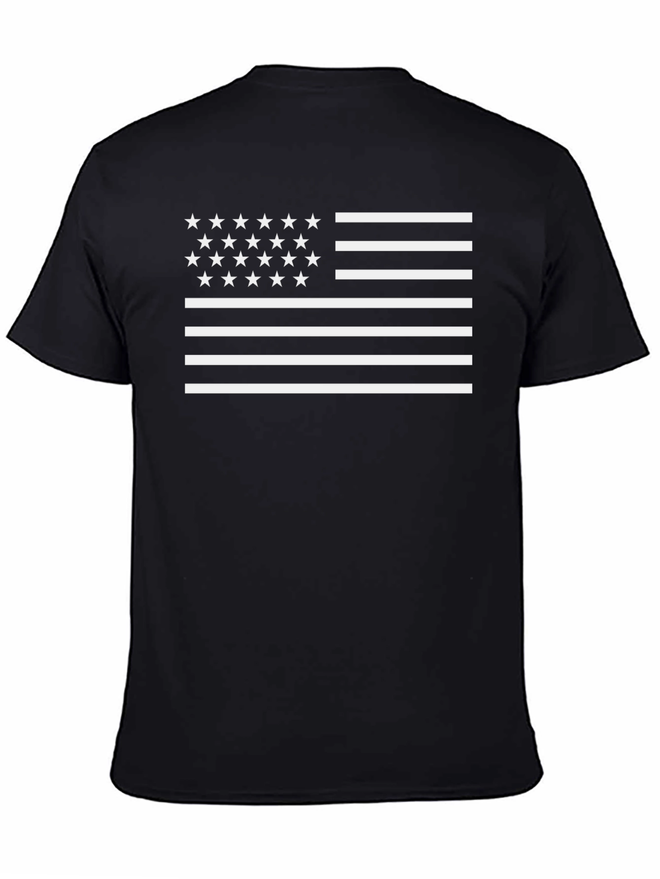 American Flag Stars and Stripes Graphic T-Shirt