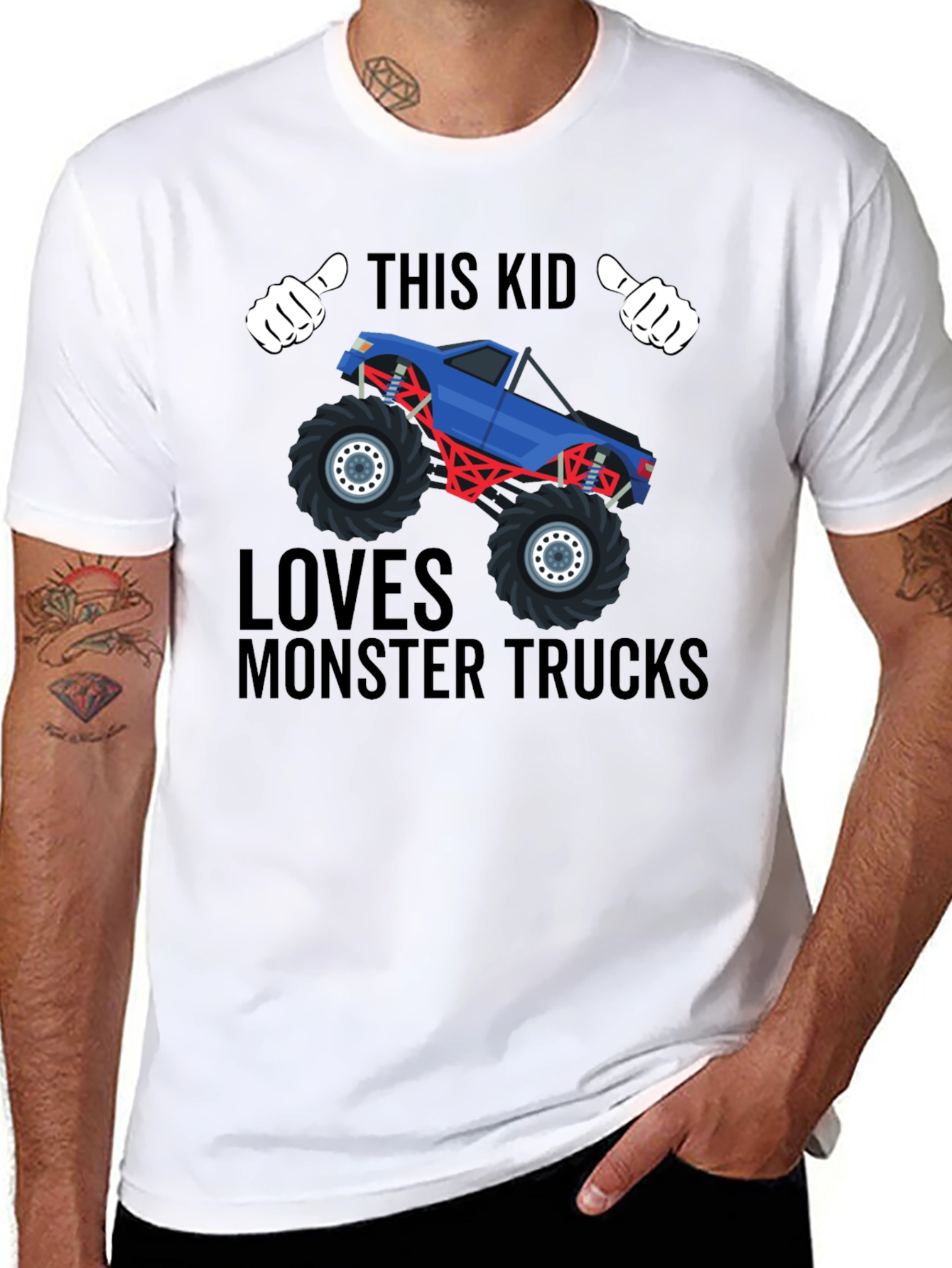 Monster Truck Kids T-Shirt