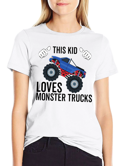 Monster Truck Kids T-Shirt